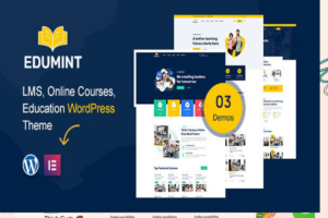 LMS, cursos en línea, tema educativo de WordPress