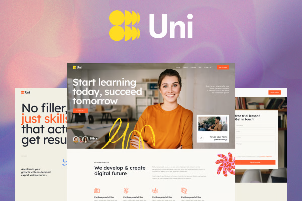 Uni theme wordpress